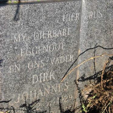 ODENDAAL Dirk Johannes 1929-1977