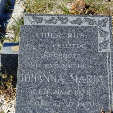 GROOT Johanna Maria, de 1928-1970