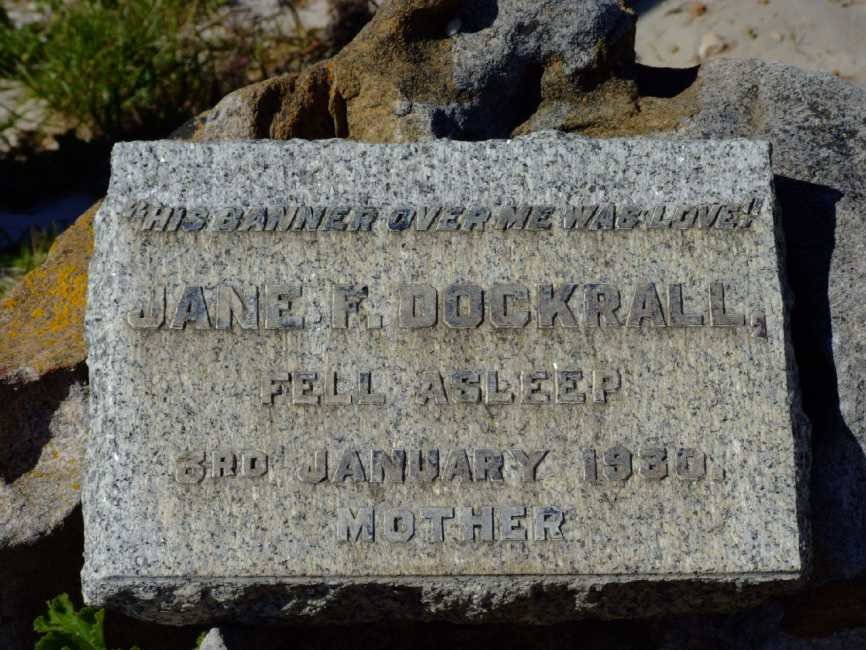 DOCKRALL Jane F. -1930