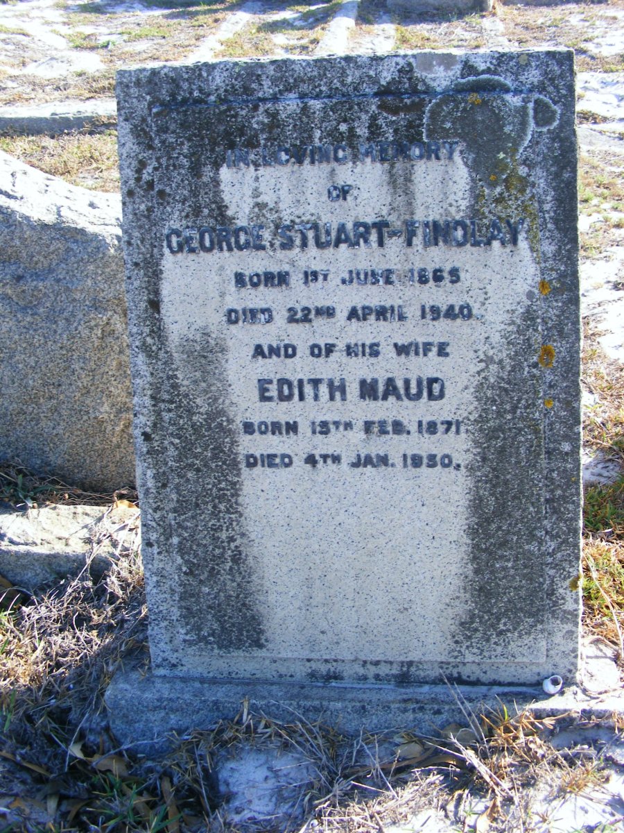 FINDLAY George, STUART 1865-1940 &amp; Edith Maud 1871-1950