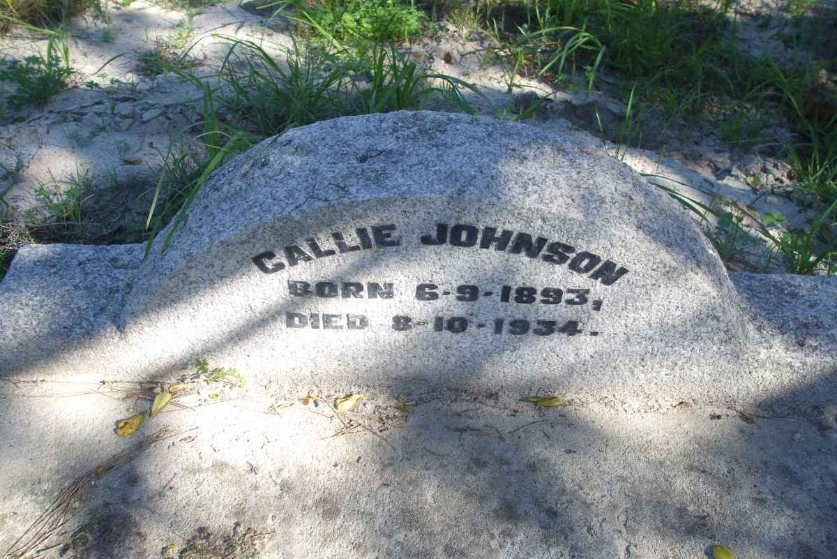 JOHNSON Callie 1893-1934