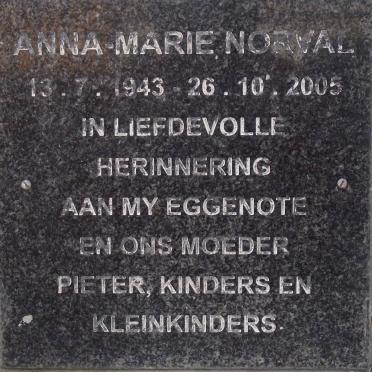 NORVAL Anna-Marie 1943-2005