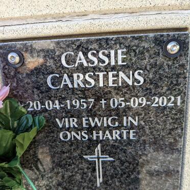 CARSTENS Cassie 1957-2021