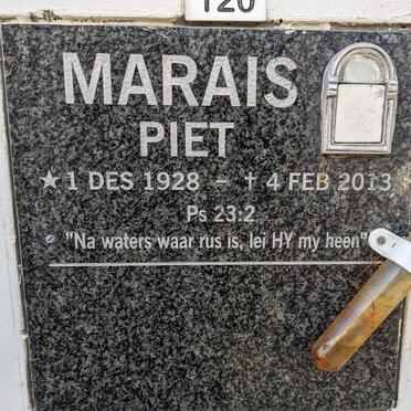 MARAIS Piet 1928-2013