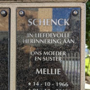 SCHENCK Mellie 1966-2012