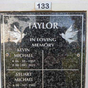 TAYLOR Kevin Michael 1957-2022 :: TAYLOR Stuart Michael 1982-2011