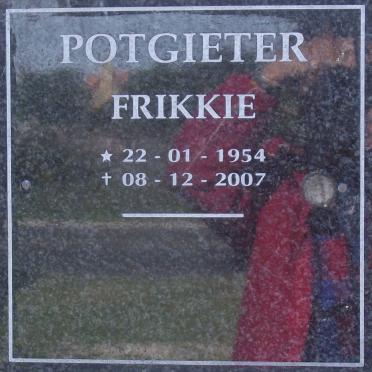 POTGIETER Frikkie 1954-2007