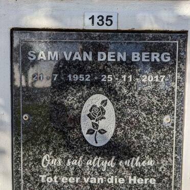 BERG Sam, van den 1952-2017