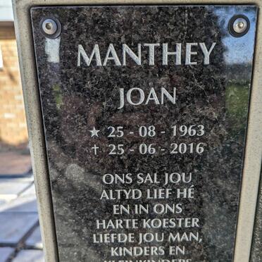 MANTHEY Joan 1963-2016