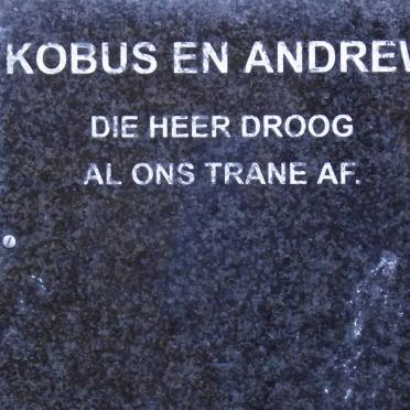 ? Kobus :: ? Andrew