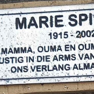 SPIES Maria 1915-2002