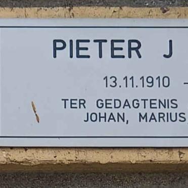 LOUBSER Pieter J. 1910-1982