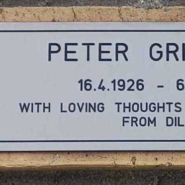 GRIFFITHS Peter 1926-2004
