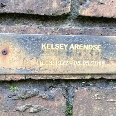 ARENDSE Kelsy 1977-2018