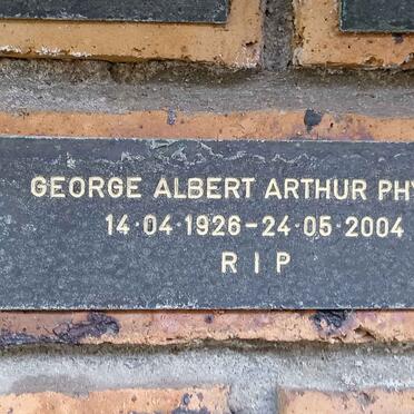 PHYFER George Albert Arthur 1926-2004