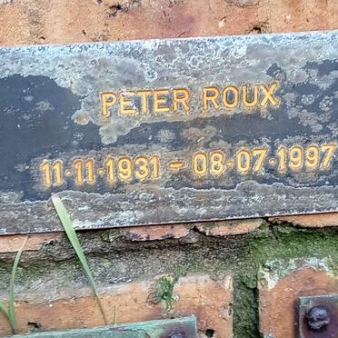 ROUX Peter 1931-1997