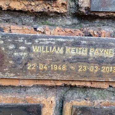 PAYNE William Keith 1948-2013