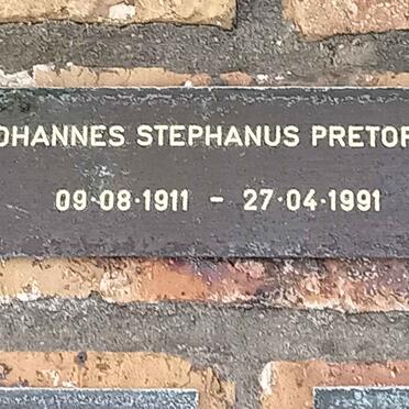 PRETORIUS Johannes Stephanus 1911-1991