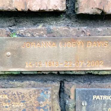 DAVIS Johanna 1913-2002