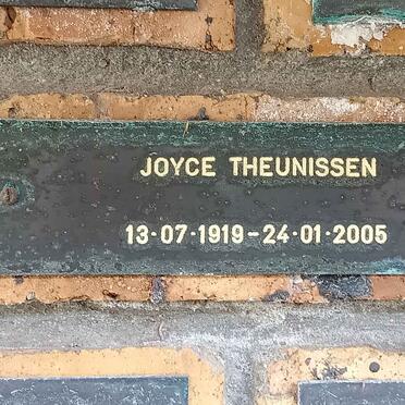 THEUNISSEN Joyce 1919-2005