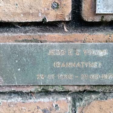 YOUNG Jess E.C. nee BANNATYNE 1930-1970