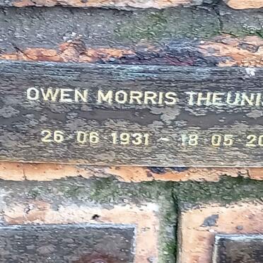 THEUNISSEN Owen Morris 1931-2013