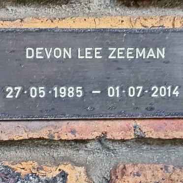 ZEEMAN Devon Lee 1985-2014