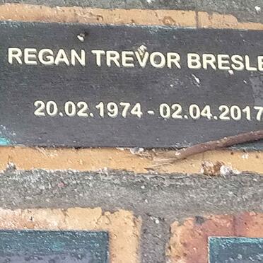 BRESLER Regan Trevor 1974-2017
