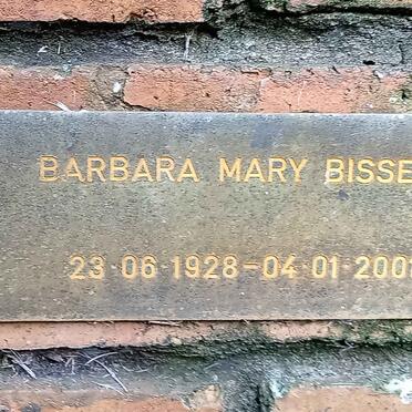 BISSETT Barbara Mary 1928-2001