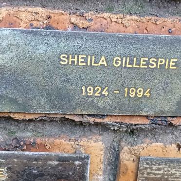 GILLESPIE Sheila 1924-1994