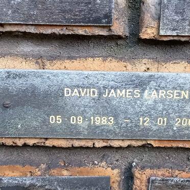 LARSEN David James 1983-2001