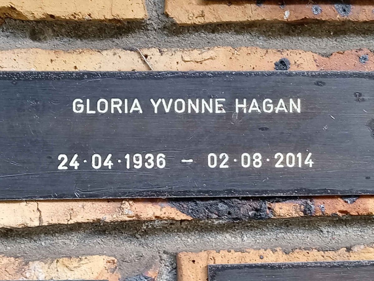 HAGAN Gloria Yvonne 1936-2014