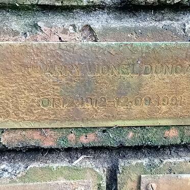 DUNCAN Harry Lionel 1912-1991