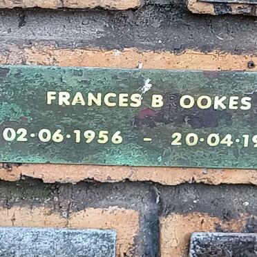 BROOKES Frances 1956-1998