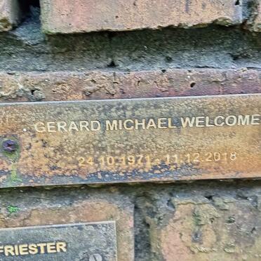 WELCOMETS Gerard Michael 1971-2018