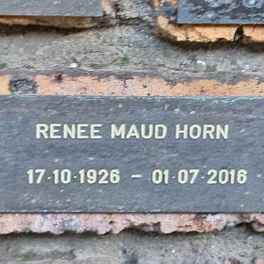 HORN Renee Maud 1926-2016