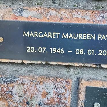 PAYNE Margaret Maureen 1946-2022
