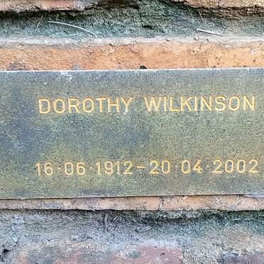 WILKINSON Dorothy 1912-2002
