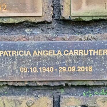CARRUTHERS Patricia Angela 1940-2016