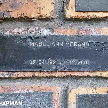 MERAND Mabel Ann 1921-2001