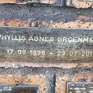 GROENMEYER Phyllis Agnes 1928-2013