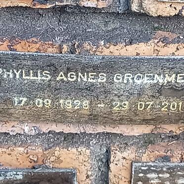 GROENMEYER Phyllis Agnes 1928-2013