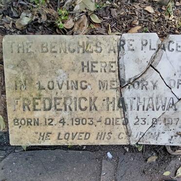 HATHAWA Frederick 1903-1973