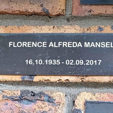 MANSELL Florence Alfreda 1935-2017