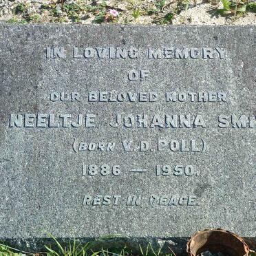 SMIT Neeltje Johanna nee V.D. POLL 1886-1950