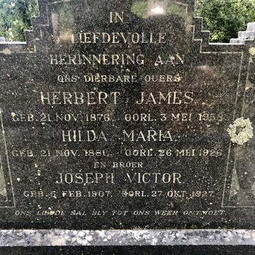 HUSKISSON Herbert James 1876-1958 &amp; Hilda Maria 1881-1926 :: HUSKISSON Joseph Victor 1907-1927