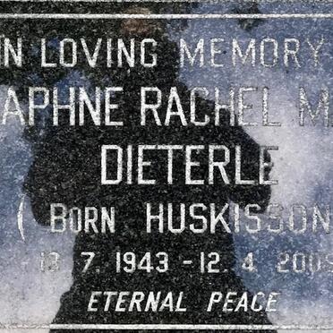 DIETERLE Daphne Rachel Mary nee HUSKISSON 1943-200?