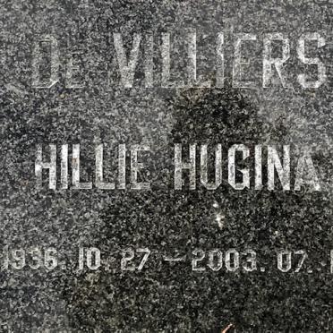 VILLIERS Hillie Hugina, de 1936-2003
