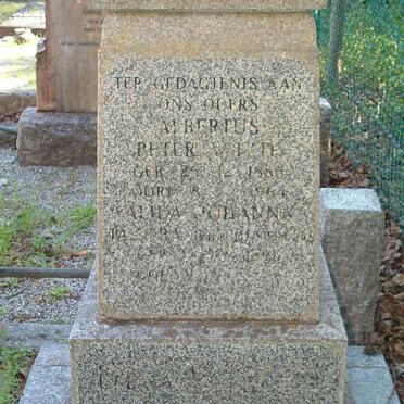 VILLIERS Albertus Peter White, de 1885-1964 &amp; Alida Johanna Jacoba DESTROO 1896-