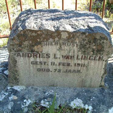 LINGEN Andries L., van -1911